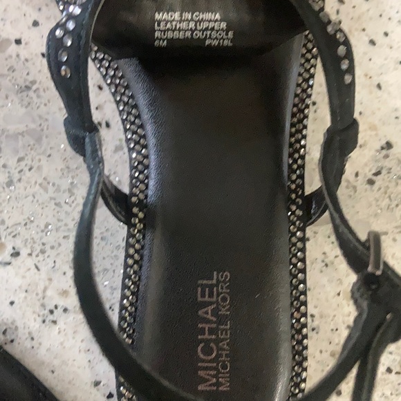 Michael Kors Thong Rhinestone Sandals - Picture 6 of 6